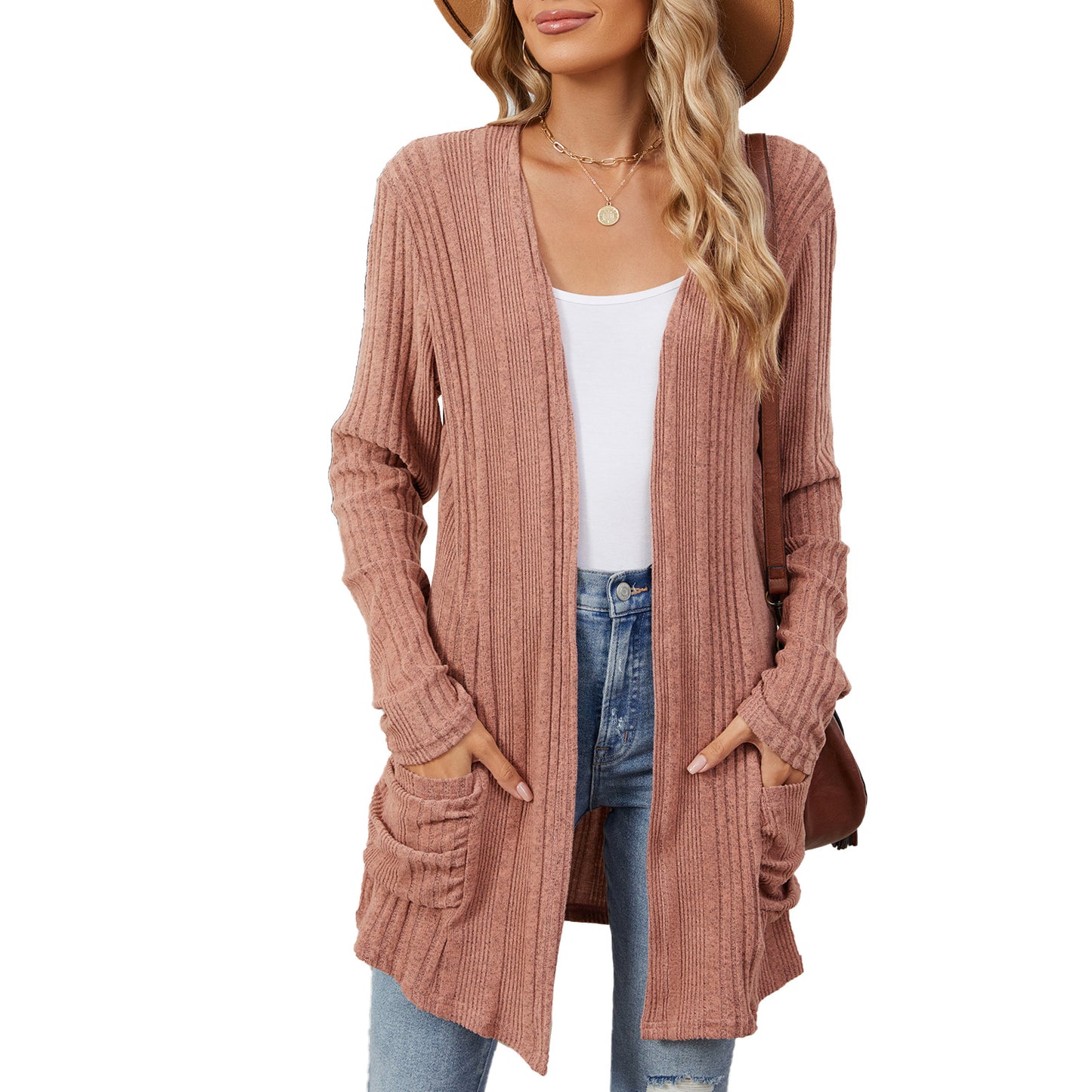 Dames cardigan tricot décontracté Chic und Stil