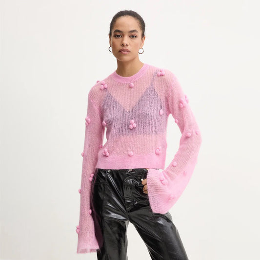 Pull mode pour femmes avec design structuré et manches bouffantes Chic und Stil