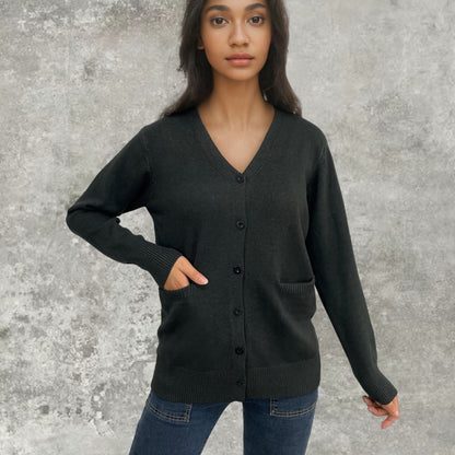 Dames douce cardigan avec poches Chic und Stil