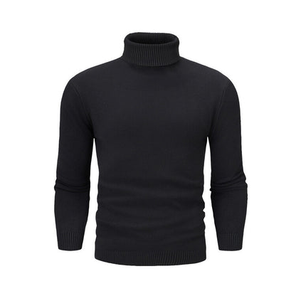 Elegant turtleneck pullover for men in fine merino wool Chic and Style