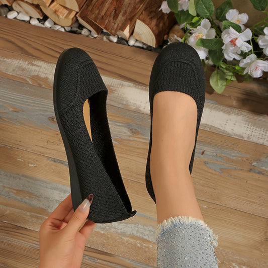 Dames Ballerines en tricot légères Chic und Stil