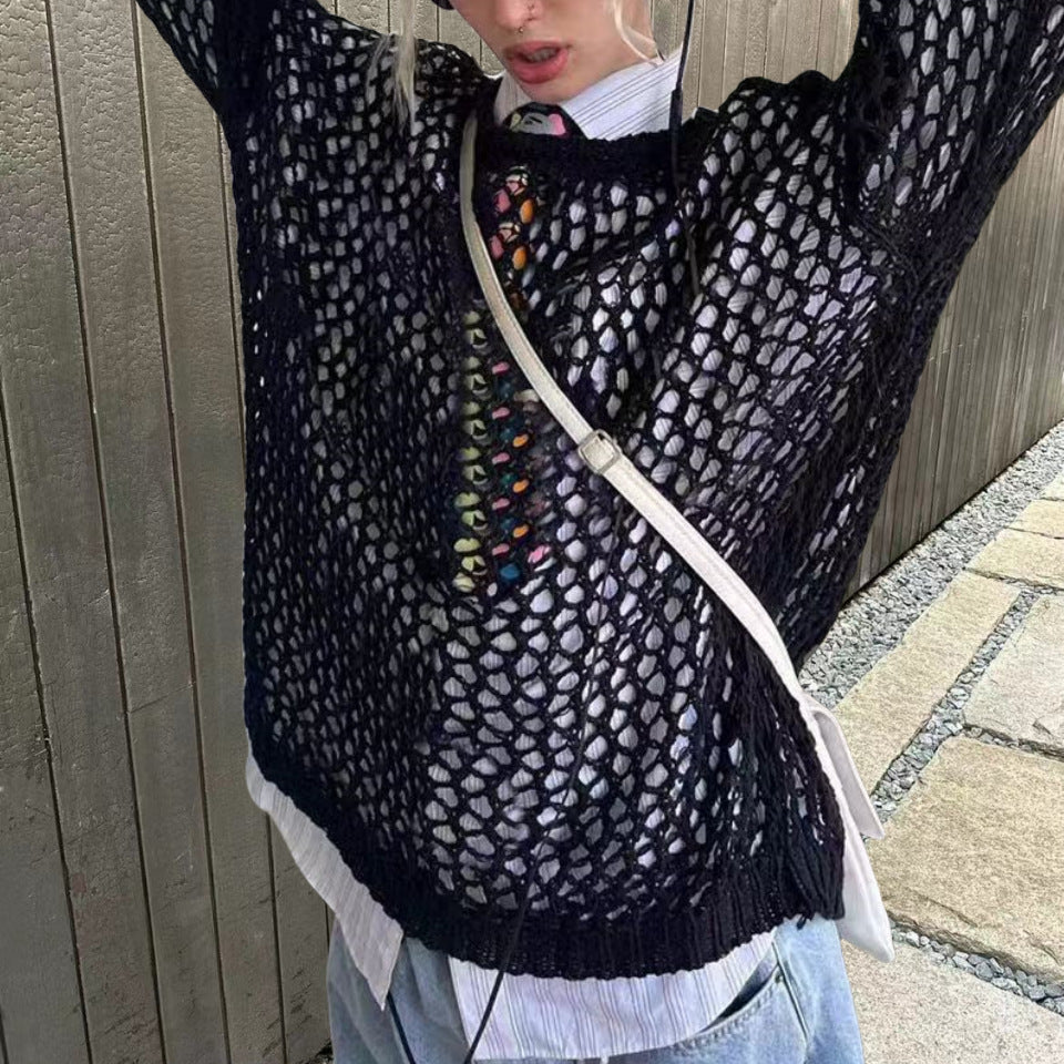 Pull en maille pour femmes au style urbain avec coupe décontractée Chic und Stil