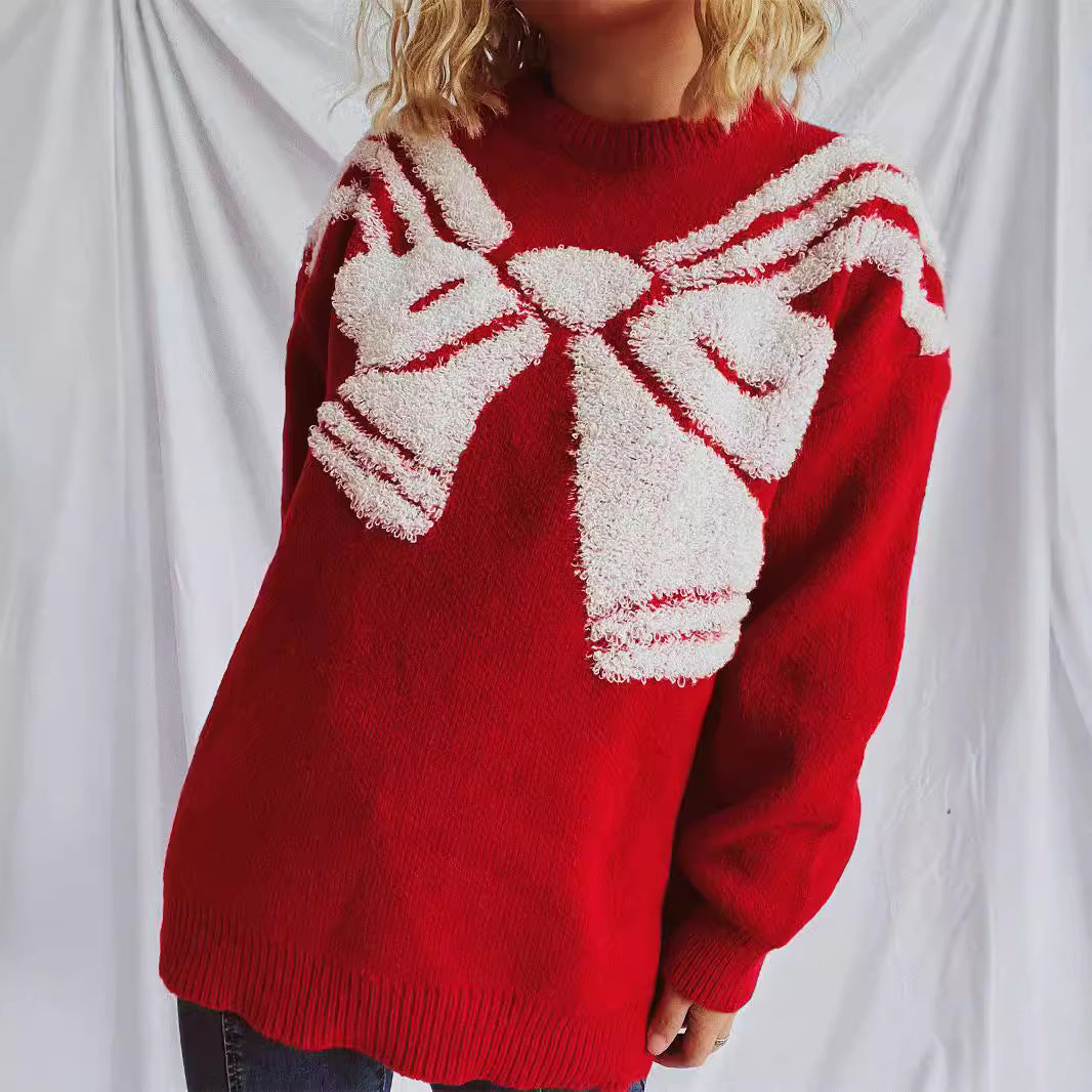 Pull en tricot pour femmes avec un design festif et un matériau doux Chic und Stil