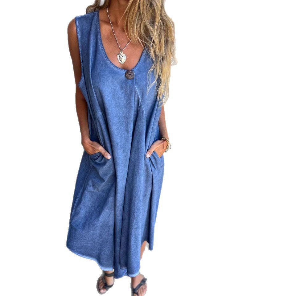 Robes tuniques d'été décontractées fluides Chic und Stil