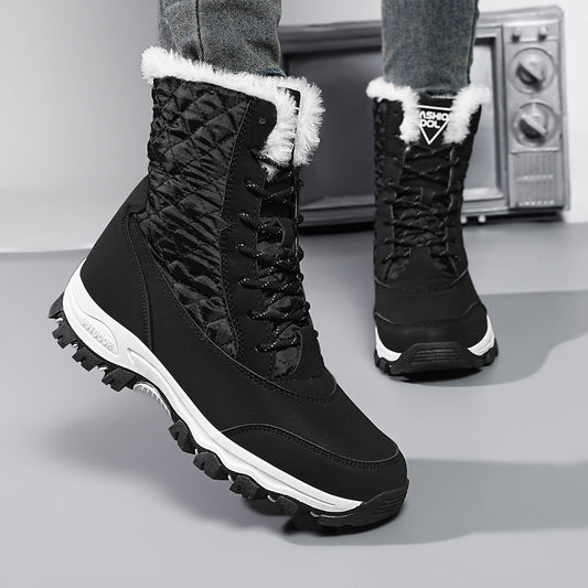 Chic und Stil | Women's Winter Boots with Insulating Lining and Slip-Resistant Outsole
