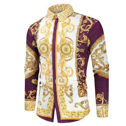 Chemise de luxe pour hommes avec un impressionnant motif baroque Chic und Stil