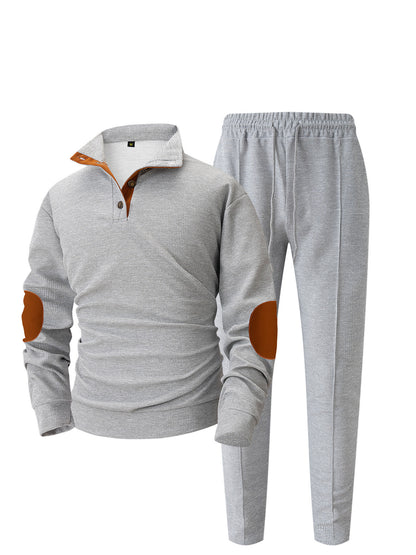 Sport leisure set for men with innovative cut and trendy knot details Chic and Style