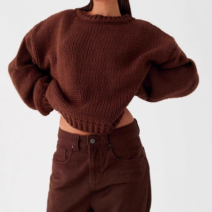 Dames Pull oversized confortable et stylé avec tricot structuré Chic und Stil