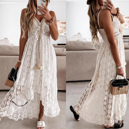 Robe maxi en dentelle Chic und Stil pour dames