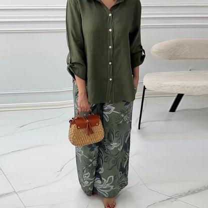 Ensemble de pantalon de loisirs et haut décontracté Chic und Stil pour femmes