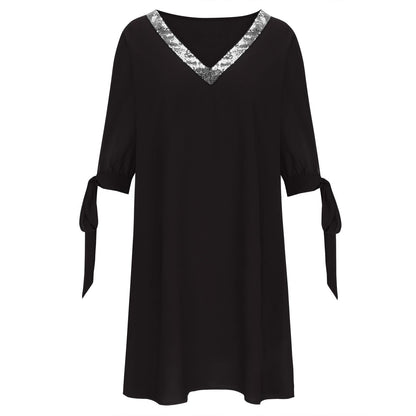 Robe de soirée élégante pour dames à décolleté en V Chic und Stil