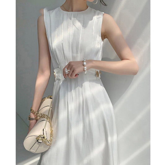 Robe maxi ceinturée élégante pour femmes Chic und Stil