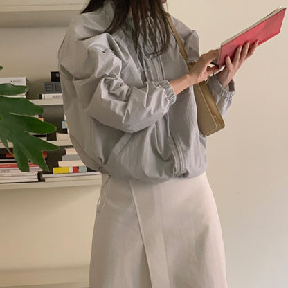 Veste de transition légère pour femmes avec cordon de serrage ajustable Chic & Stil