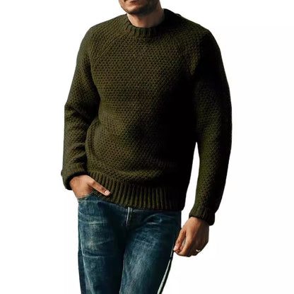 Pull en tricot pour hommes avec un design structuré intemporel Chic und Stil