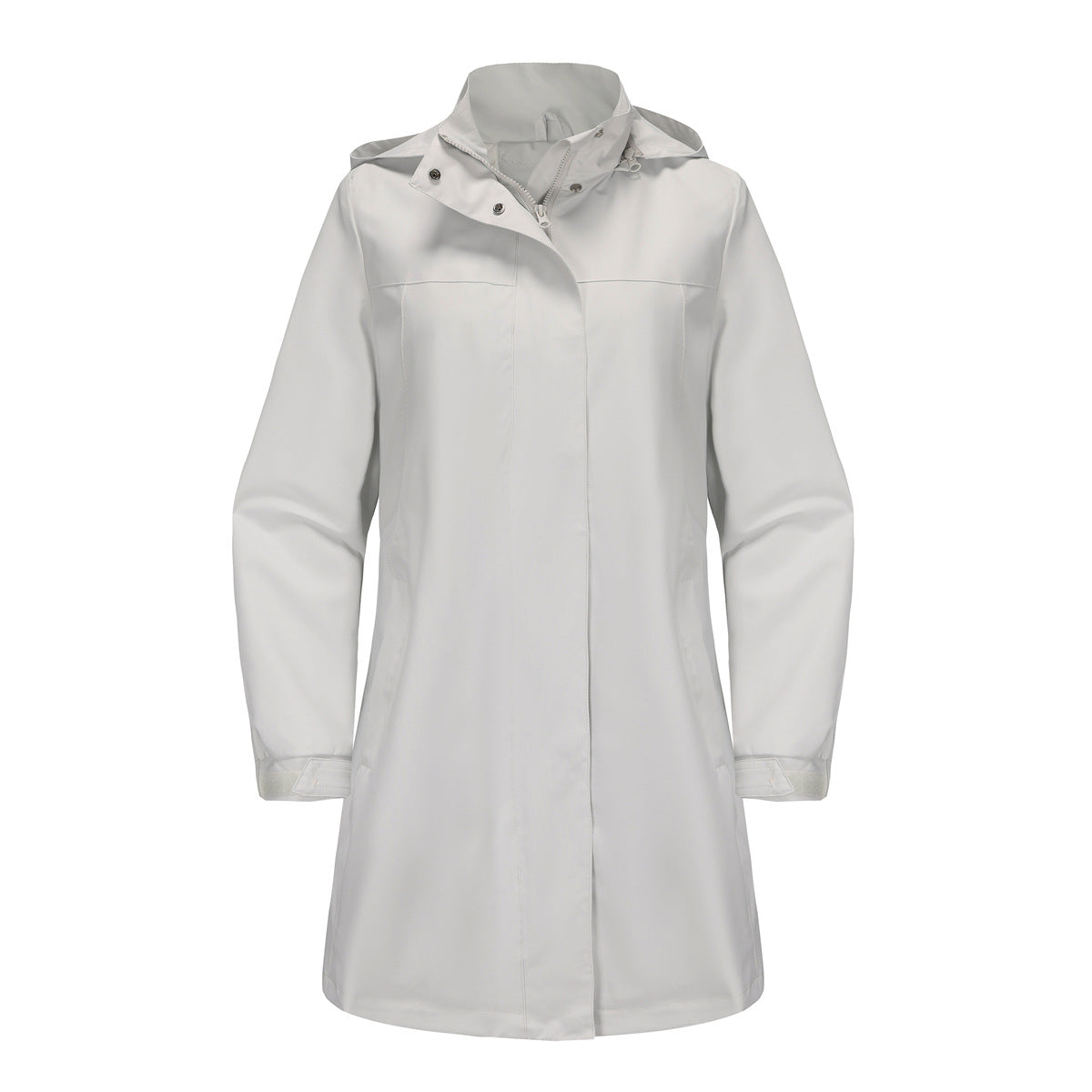 Functional transitional jacket for women with adjustable hood and practical pockets Chic and Style