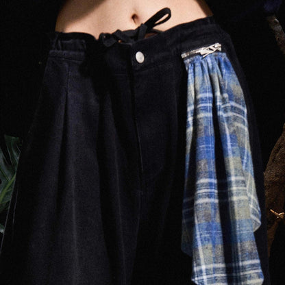 Baggy denim pants for women with practical fabric detail Chic und Stil