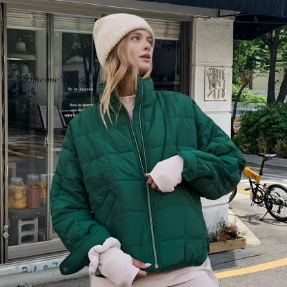 Dame doudoune avec col montant et fermeture éclair pratique Chic und Stil