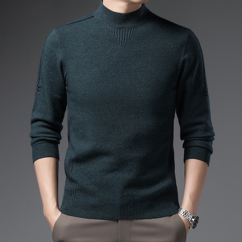 Pullover for men with elegant high collar Chic and Style