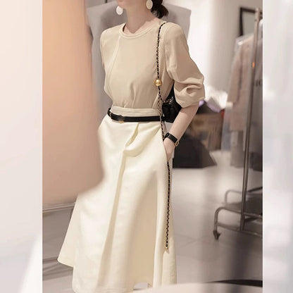 Top habillé à manches bouffantes pour femmes Chic und Stil