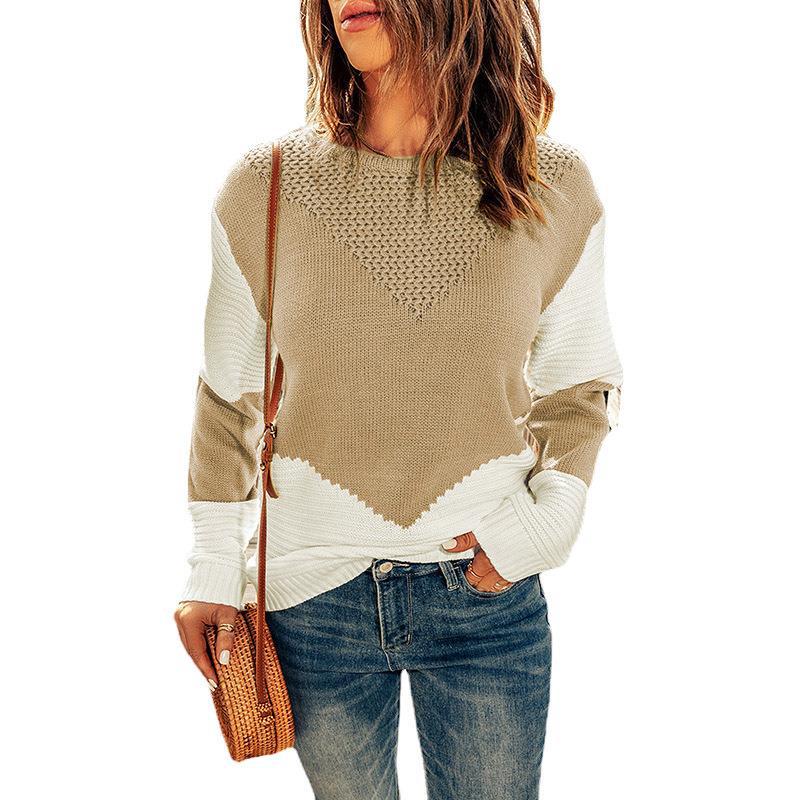 Pull femme avec des motifs géométriques Chic und Stil
