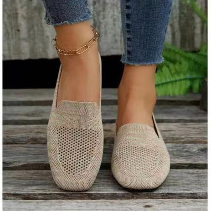 Dames Chaussures à enfiler en maille respirante Chic und Stil