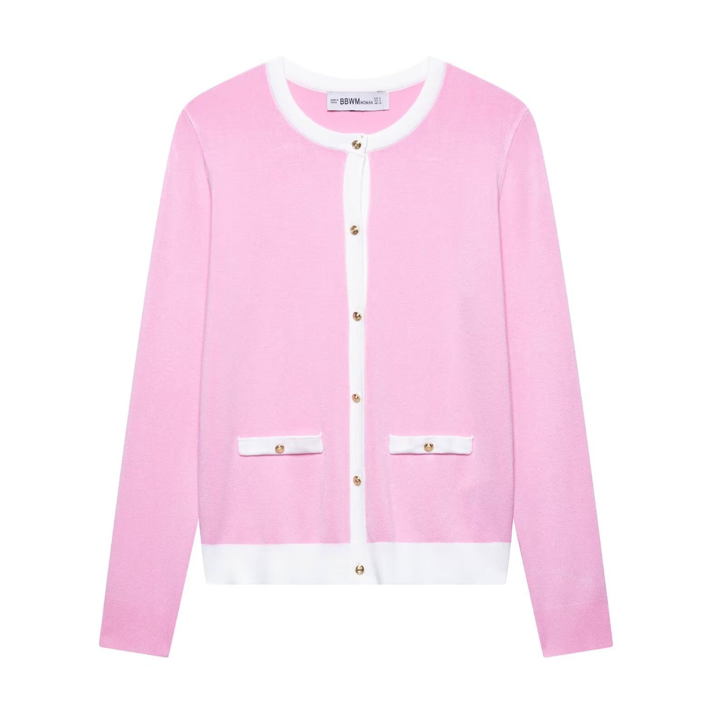 Dames élégante cardigan avec boutons décoratifs et poches Chic und Stil