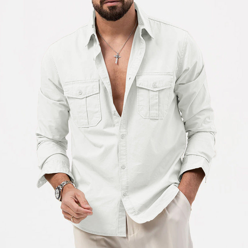 Chemise pour hommes avec poches poitrine pratiques et coupe moderne Chic und Stil