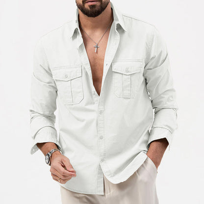 Chemise pour hommes avec poches poitrine pratiques et coupe moderne Chic und Stil
