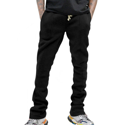 Men's sports pants with contrast stripes on the sides Chic and Style