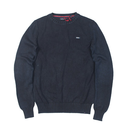 Pull-over en tricot fin pour hommes avec un col rond raffiné et une ceinture élastique Chic und Stil