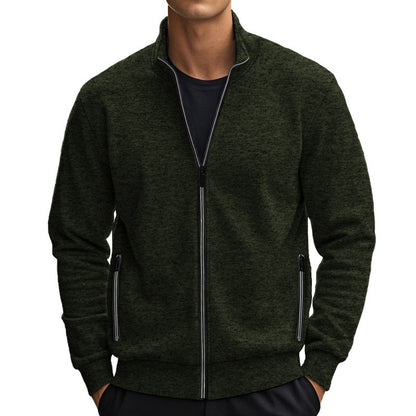Veste de loisirs sportive pour homme avec col montant et poches zippées Chic und Stil