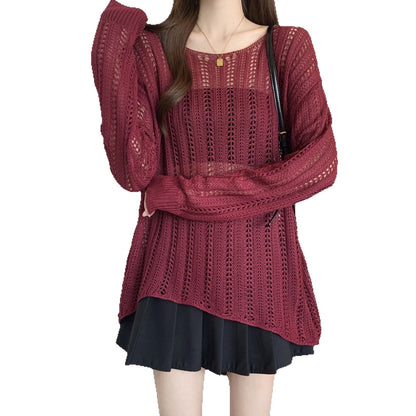 Pull en maille aéré pour femmes avec mailles ouvertes et coupe décontractée Chic und Stil