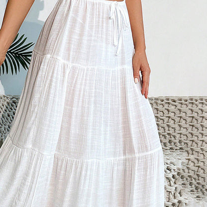 Jupe maxi à volants pour femmes Chic und Stil 1753241309