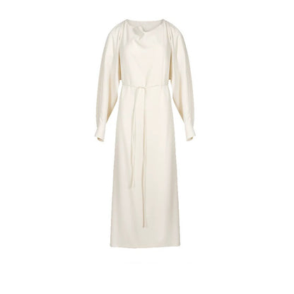Robe midi élégante à manches longues pour femmes Chic und Stil