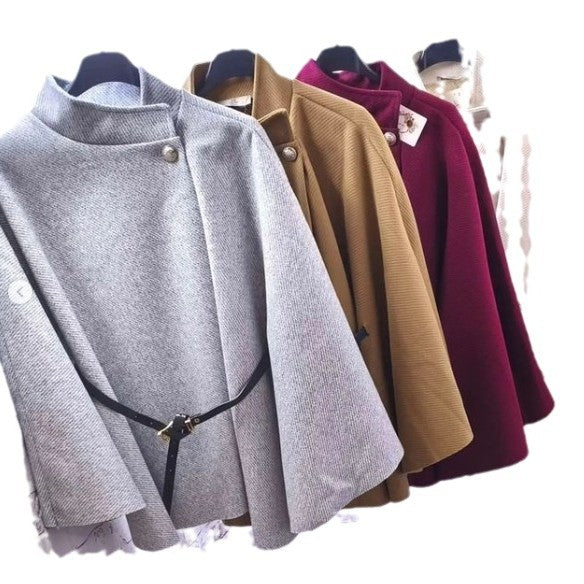 Dames Gilet Élégant À Épaulettes Avec Ceinture À La Taille Chic und Stil