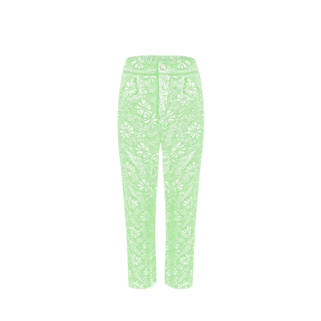 Chic and Style Floral Pattern Elegant Pants for Women
