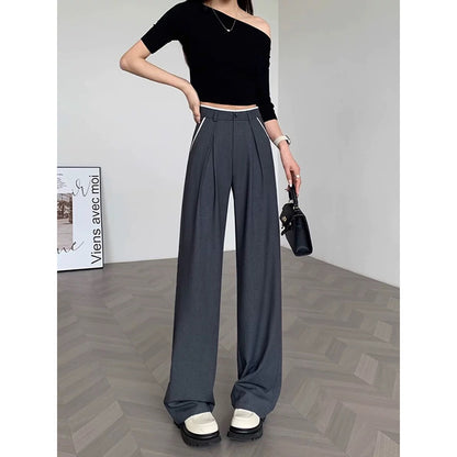 Pantalons larges taille haute pour femmes Chic und Stil 1750846898