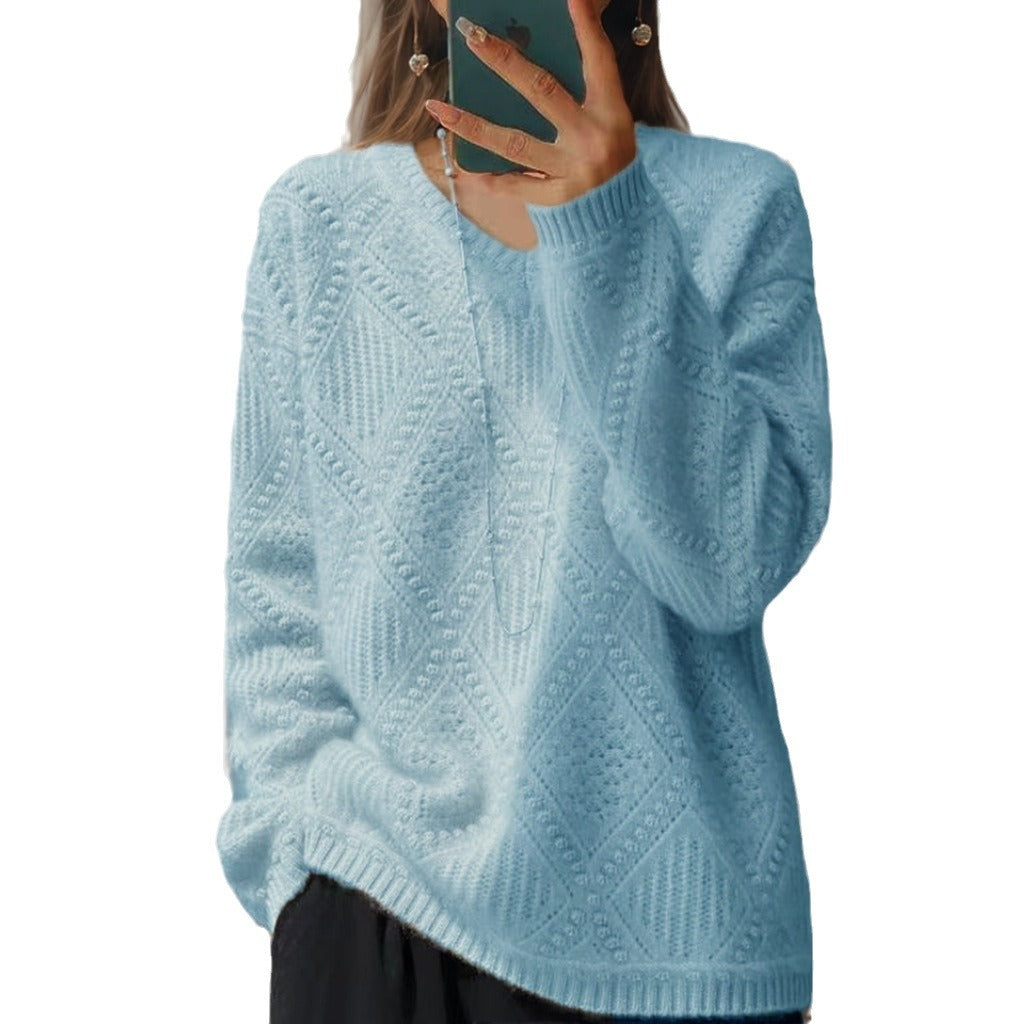 Pull en tricot pour femmes avec un traitement structuré et une texture douce Chic und Stil