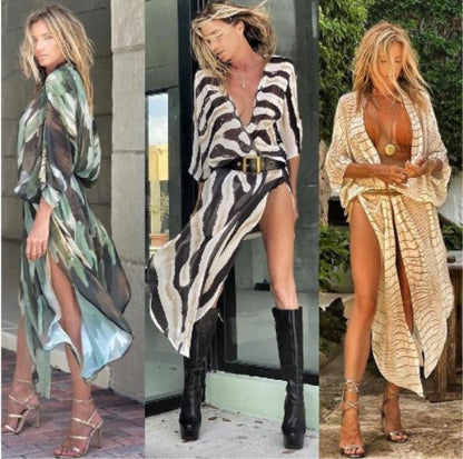 Dames Chic Robe légère Cover-Up Chic und Stil