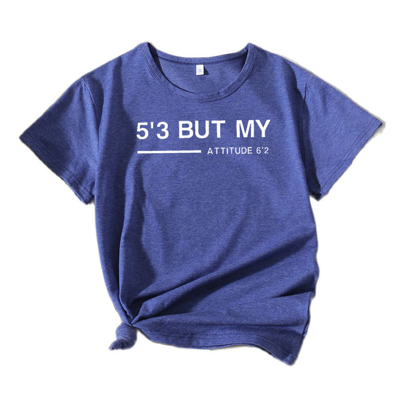 Dames Casual Attitude Graphic T-shirt Chic und Stil 1751262044