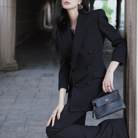 Veste taillée à double boutonnage pour femmes Chic und Stil 1750846391
