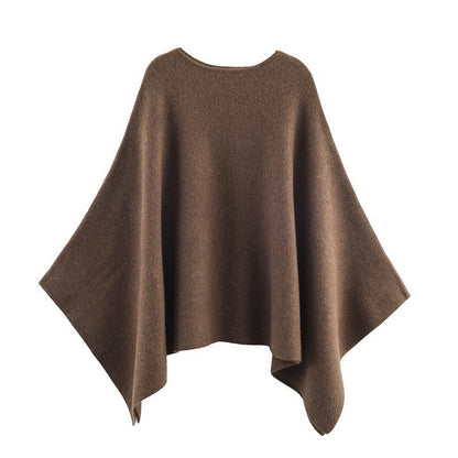 Dames élégant PONCHO en matière de haute qualité avec coupe asymétrique Chic und Stil