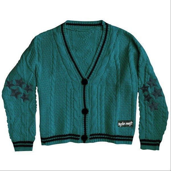Dame cardigan avec un design étoilé élaboré Chic und Stil