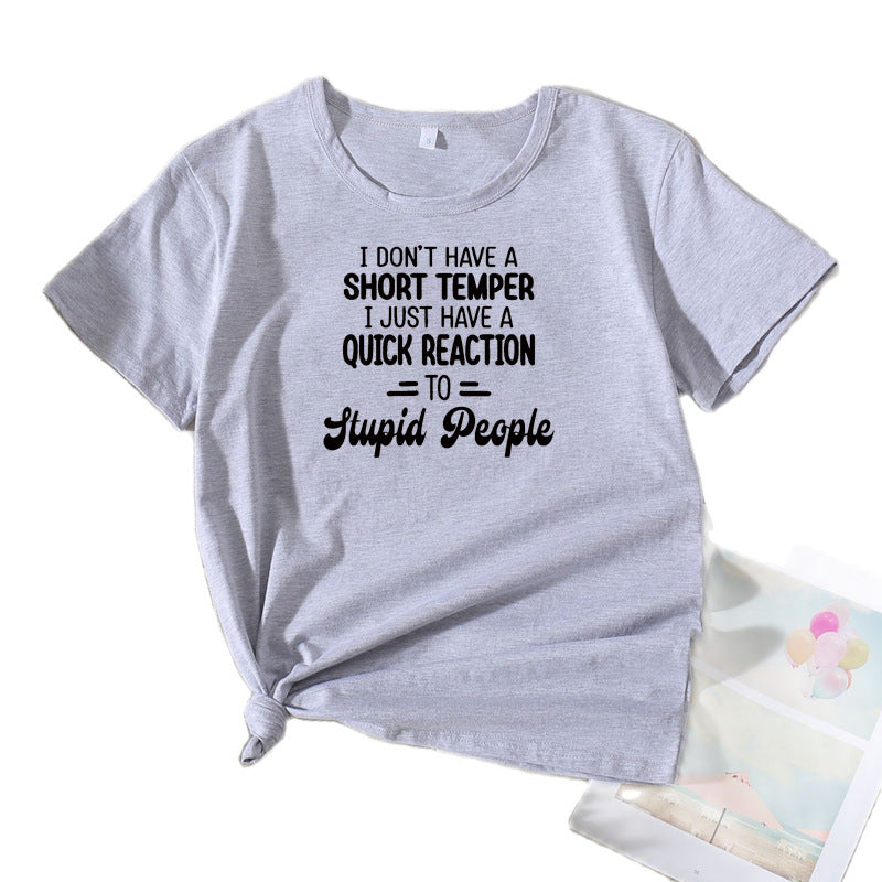 T-shirt drôle citation femmes Chic und Stil