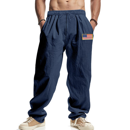 Casual cargo pants for men with practical pockets and elastic waist Chic and Style
