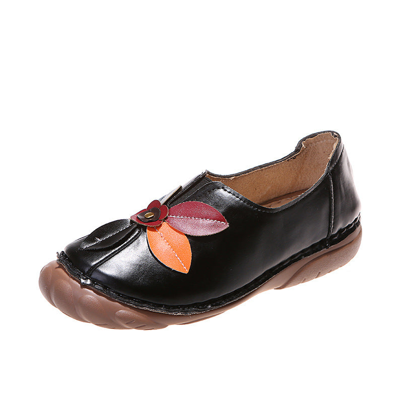 Ballerines confortables pour femmes avec design floral et bande élastique Chic und Stil