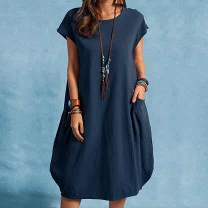 Robe d'été aérienne pour femmes avec poches pratiques et coupe moderne Chic und Stil