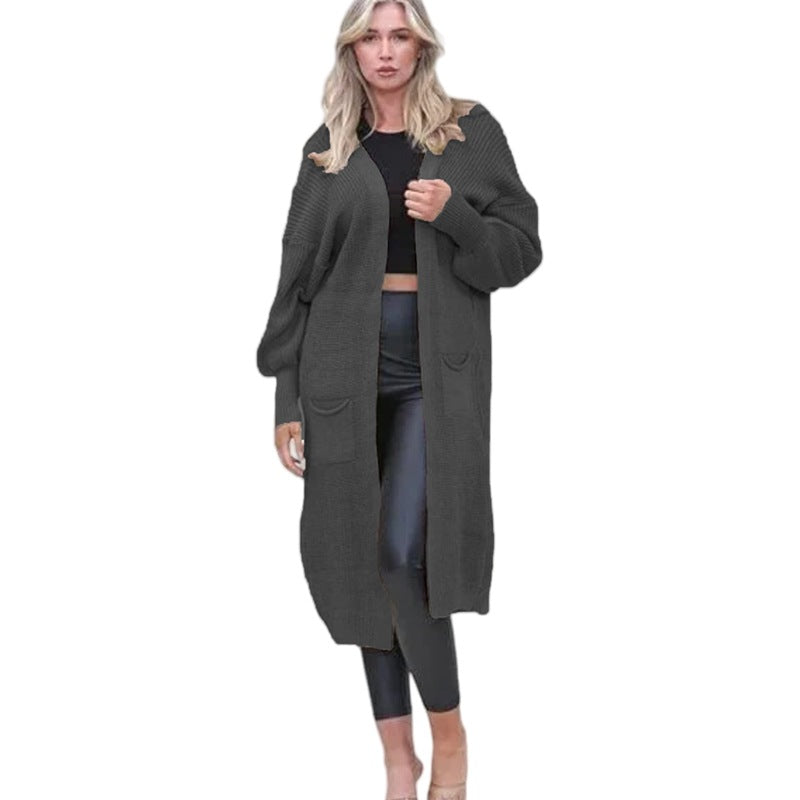 Cardigan en maille épaisse pour femmes avec poches profondes et coupe décontractée Chic und Stil