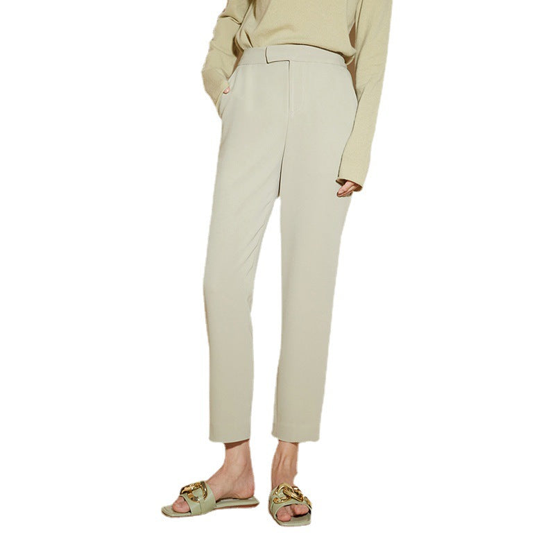 Double-breasted fitted blazer set for women and slim pants Chic and Style