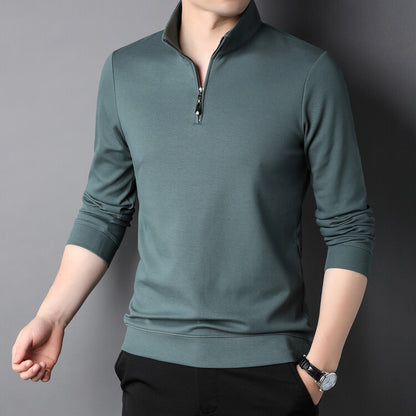 Men's turtleneck pullover with zipper Chic und Stil